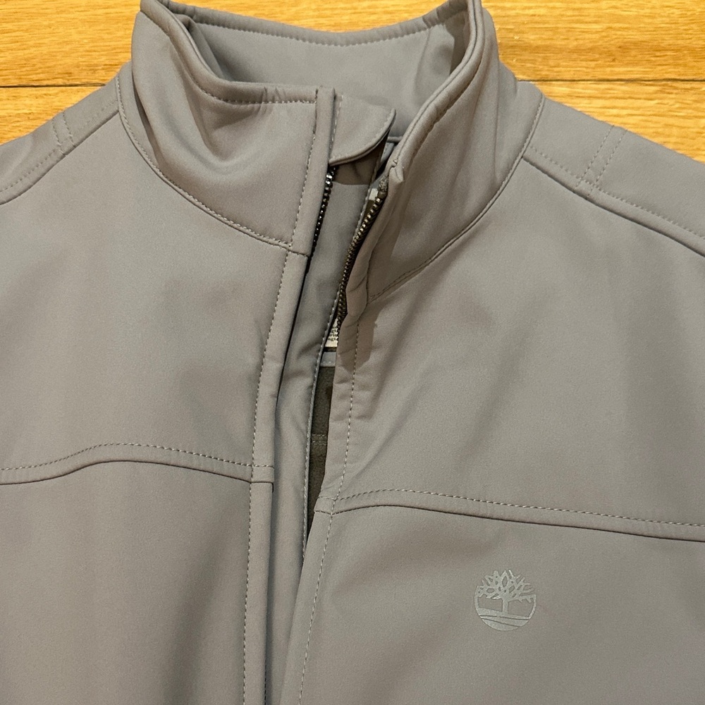 Men's Gray timberland Softshell Jacket - image 2